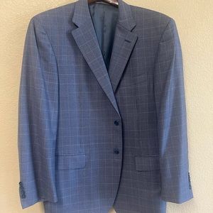 Like NEW Canali Italy Designer  Plaid Sport Blazer Coat Jacket Size 56R